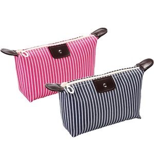 2 Pack Make Up Bag,Travel Make Up Bag,Toiletry Bag,Nylon Cosmetic Bag